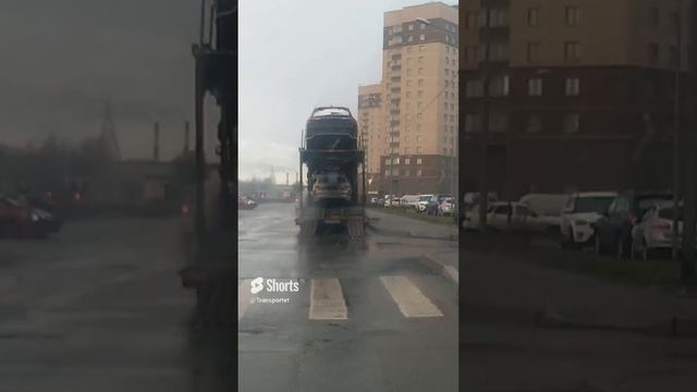 Как доставляют машины в автосалон #Shorts