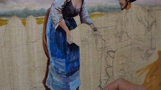 Живопись , масло , художник Жульен Дюпре (франция) свободная копия . смотреть онлайн