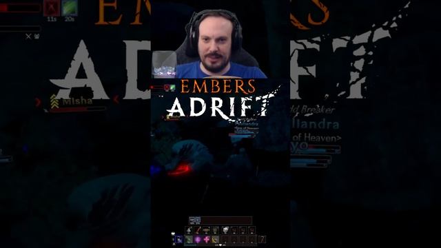 Misha Is Not Playing Around! Embers Adrift #shorts #embersadrift #mmorpg #oldschool #hardcore