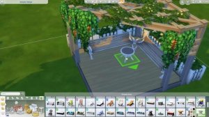 The Sims4 I Беседка (идеи декорирования заднего дворика) I без СС I симс4  строительство