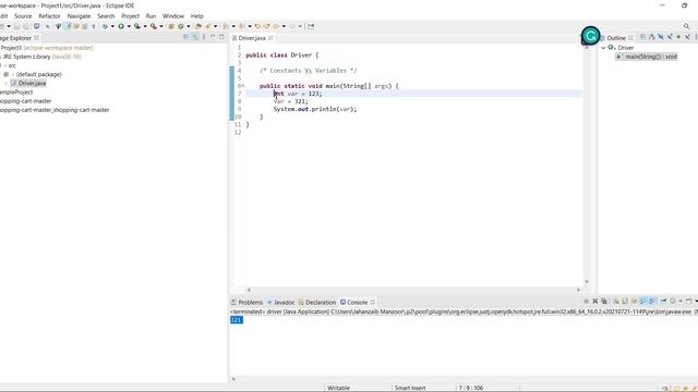 5- Constant Vs Variable in Java | Java Full Course смотреть онлайн