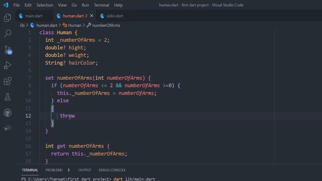 Best Flutter Course for beginners - throw Exceptions #40 | بالعربي смотреть онлайн