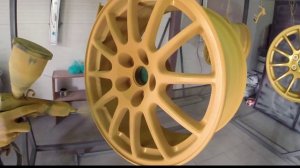 Порошковая покраска дисков, процесс Chat46