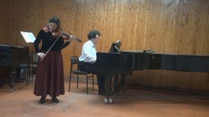 ФРАНЧЕСКО      МАРИЯ     ВЕРАЧИНИ-  ЛАРГО,  ДЛЯ  СКРИПКИ   И  КЛАВИРА