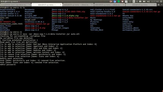 Jboss EAP 7 - installation & un-install using JAR смотреть онлайн