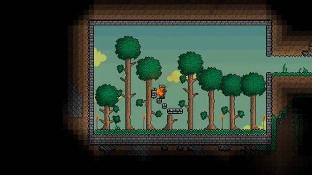 Terraria - Steve Jobs tribute (Apple logo) смотреть онлайн