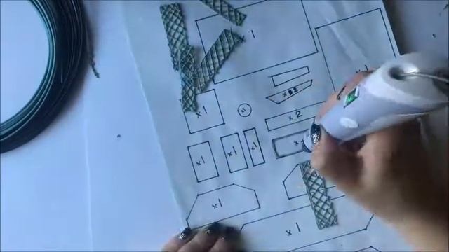 Танк. Поделка ко Дню Победы. 3д-ручка