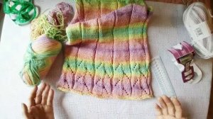 ?Летний топ из пряжи Ализе Коттон Голд//продвижения.