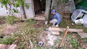 Строю баню.Ч1 Столбчатый фундамент. Гидроуровень, как альтернатива лазерному уровню