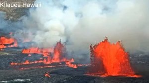 ⚡️Извержение вулкана Килауэа началось на Гавайях, объявлен красный код авиационной опасности.