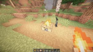 Как скрафтить костёр в Майнкрафт 1.14?