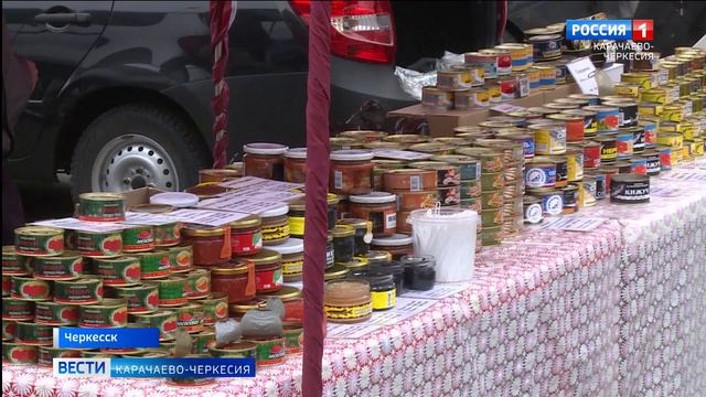 В "Агропарке" Черкесска состоялась ежегодная весенняя ярмарка смотреть онлайн