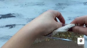 Мастер класс по простой шапочке бини с королевскими паетками