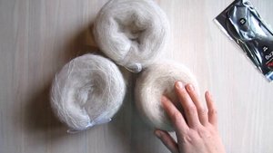 Ах, какая пряжа! Пряжа для шали.