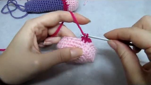 How To Crochet Long Single Crochet Stitch - Amigurumi Tutorial смотреть онлайн