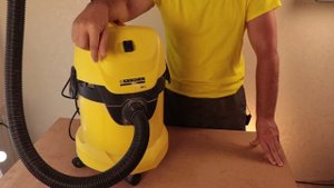 Пылесос KARCHER WD 3 После 3,5 - лет использования.