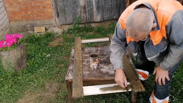 Деревенская столярка. Рама для зеркала под старину. #сделайсам