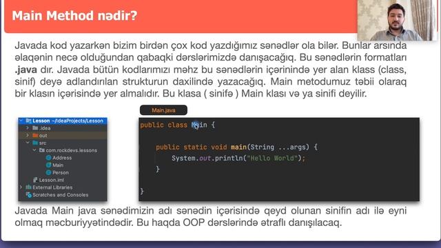 2 Java 17 Dərsləri | Main Metod haqqında смотреть онлайн