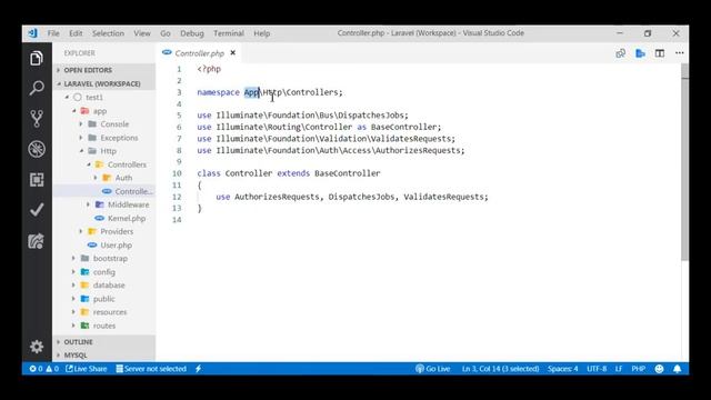 What are Controllers, Namespaces, and Classes in Laravel (Part 1) - (SR)