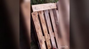 Лавочка из поддона своими руками!