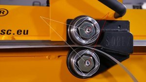 Как настроить роликовый нож для резки металла на ручном листогибе Sorex 2160
