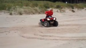 quad Honda TRX680FA zabawa na plaży