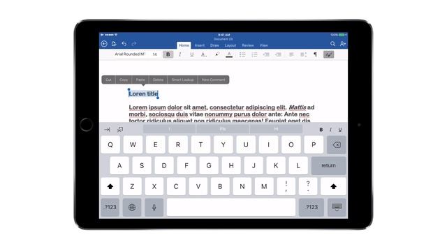MS Office for iOS | WORD | PART 1 смотреть онлайн
