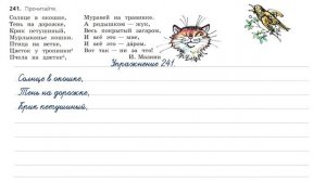 Упражнение 241 на странице 132. Русский язык (Канакина) 3 класс. Часть 2.