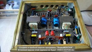 Ламповый однотактный усилитель на 6н9с и 6п3с-е.