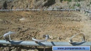 Водопонижение котлована,вакуумной установкой.