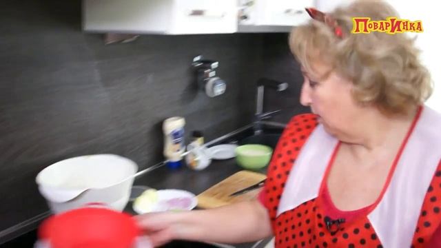 Салат «Кучерявый» с крабовыми палочками - ПоварИнка