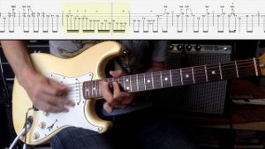 Moonlight Shadow - All Guitar Parts + TAB