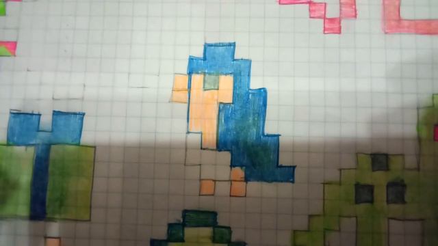 мои старые рисунки по клеточкам смотреть онлайн