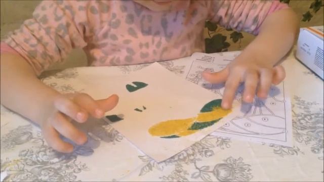 ВЛОГ - Открываем песочную картину - Фреска в рамке -