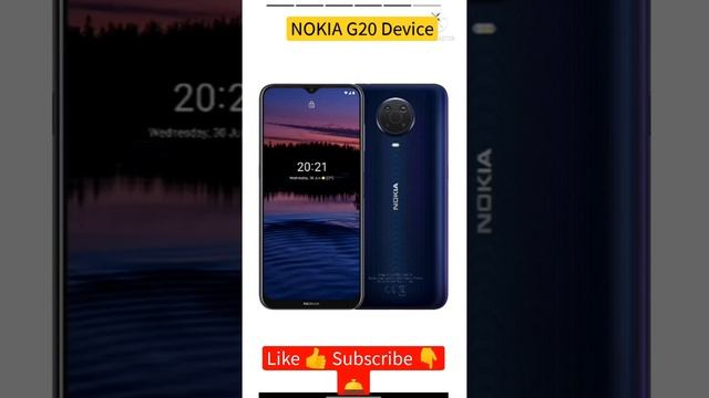 Nokia G20 Smartphone, Dual SIM 4G, 4GB RAM/64GB Storage, 48MP Quad Camera with 6.5” Screen | Blue