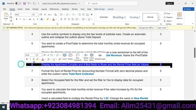 Exp22_Excel_Ch05_ML2_Apartments.xlsx| Pearson MyITLAB#excel_2019 #access #go19_of_ch01_grader_1a