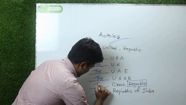 Articles - Uses of Article "The" Before Countries Name