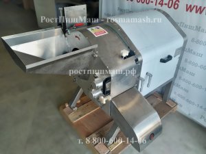 Обзор нарезки кубиком 5 мм на Машине CD-1500 от РостПищМаш