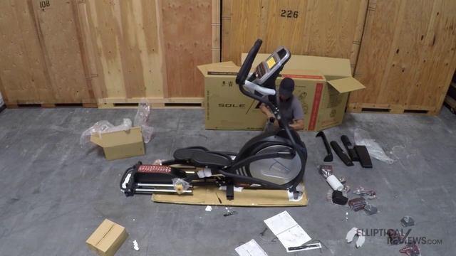 Sole E95 Elliptical Trainer Assembly смотреть онлайн