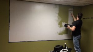 How to Make a Projector Screen - Easy, Low Cost, High Quality, Painted Screen - Complete Guide DIY