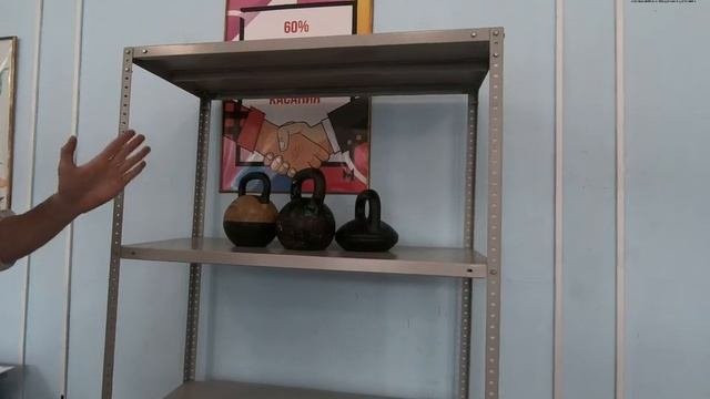 Испытание металлического стеллажа
