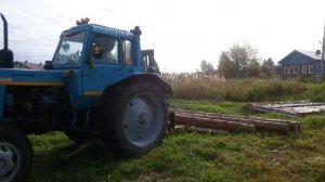 МТЗ-82 и погрузчик кара в деле 🚜🚜🚜