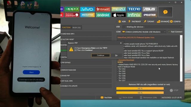 Samsung M12 Frp Unlock tool By (HK Mamun)