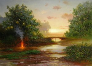 Пейзажи художника Александра Милюкова.