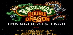 Заставка игры Battletoads and Double Dragon на приставку SEGA