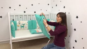 Обзор бортиков в детскую кроватку ТМ Oh My kids