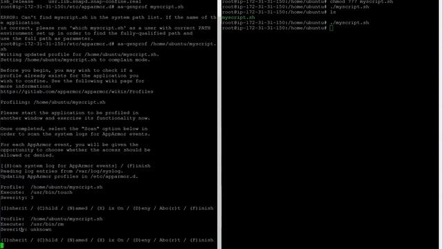 Using AppArmor on Ubuntu смотреть онлайн