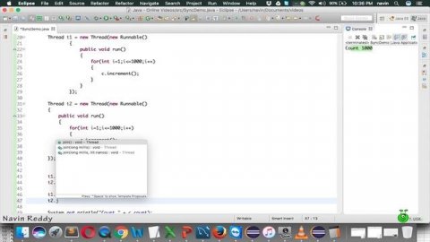 13.7 Multithreading Synchronized Keyword