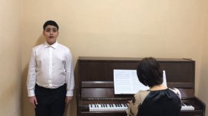 Хачатурян Давид . Русская народная песня " Я по улице хожу"