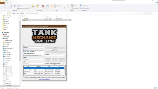 [TANK MECHANIC SIMULATOR] How to upload mods to the Steam Workshop? #tankmechanicsimulator